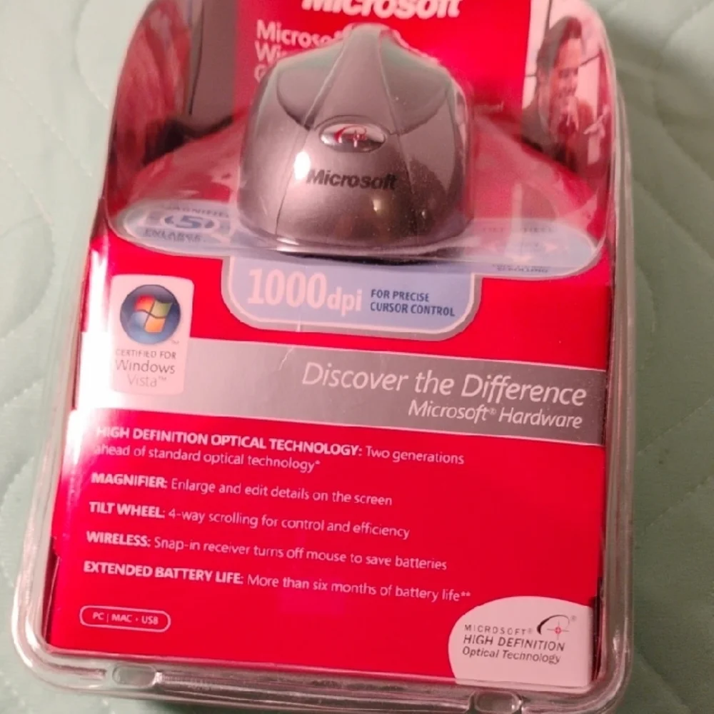 Microsoft Silver Wireless Mouse